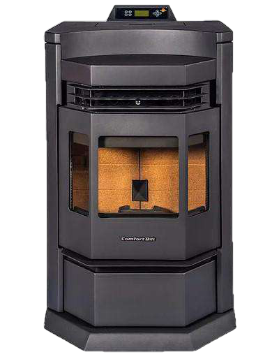 ComfortBilt HP22-N 2,800 sq. ft. EPA Certified Pellet Stove with Auto Ignition 80 lb Hopper Capacity Black New