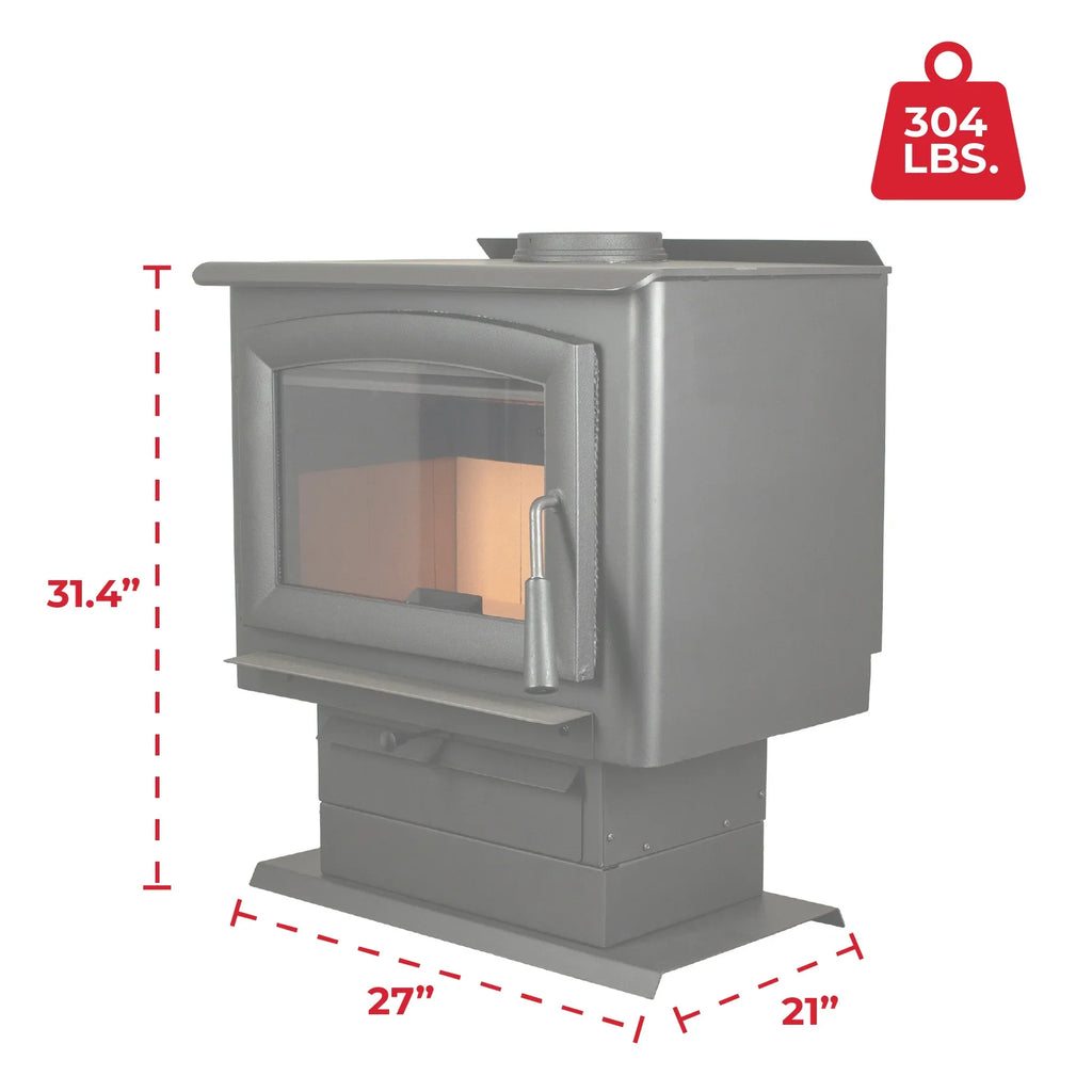 Ashley Hearth AW2020E-P EPA Certified 2,000 sq. ft. Wood Stove New