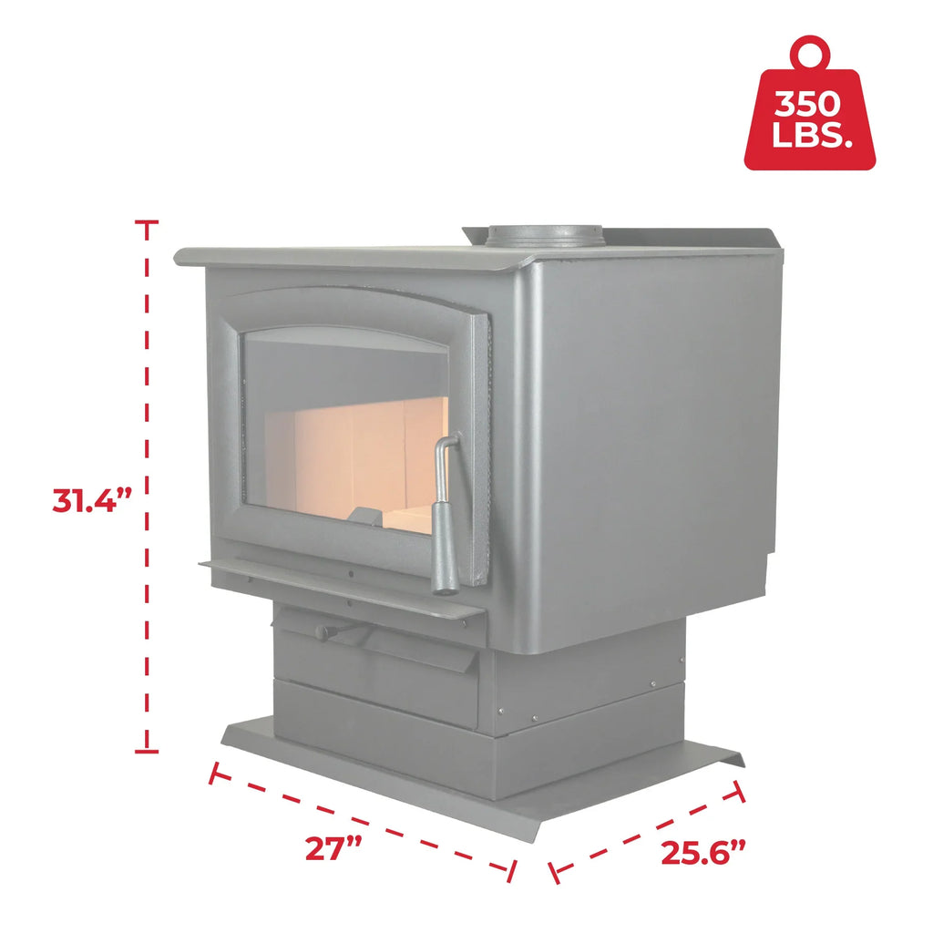 Ashley Hearth AW2520E-P EPA Certified 2,500 sq. ft. Wood Stove New